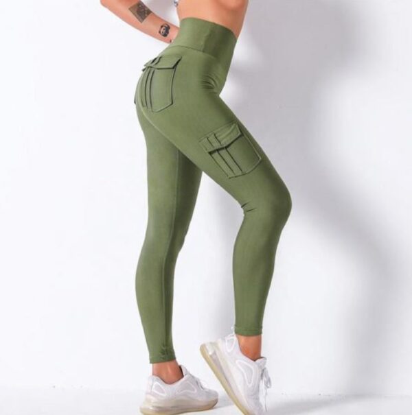 Green Camo Jeggings - Image 4