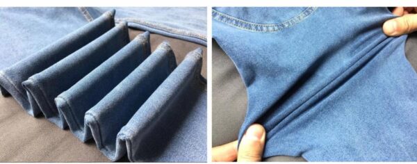Push-up Body Shaping Light Blue Low Cut Jeans - Image 4